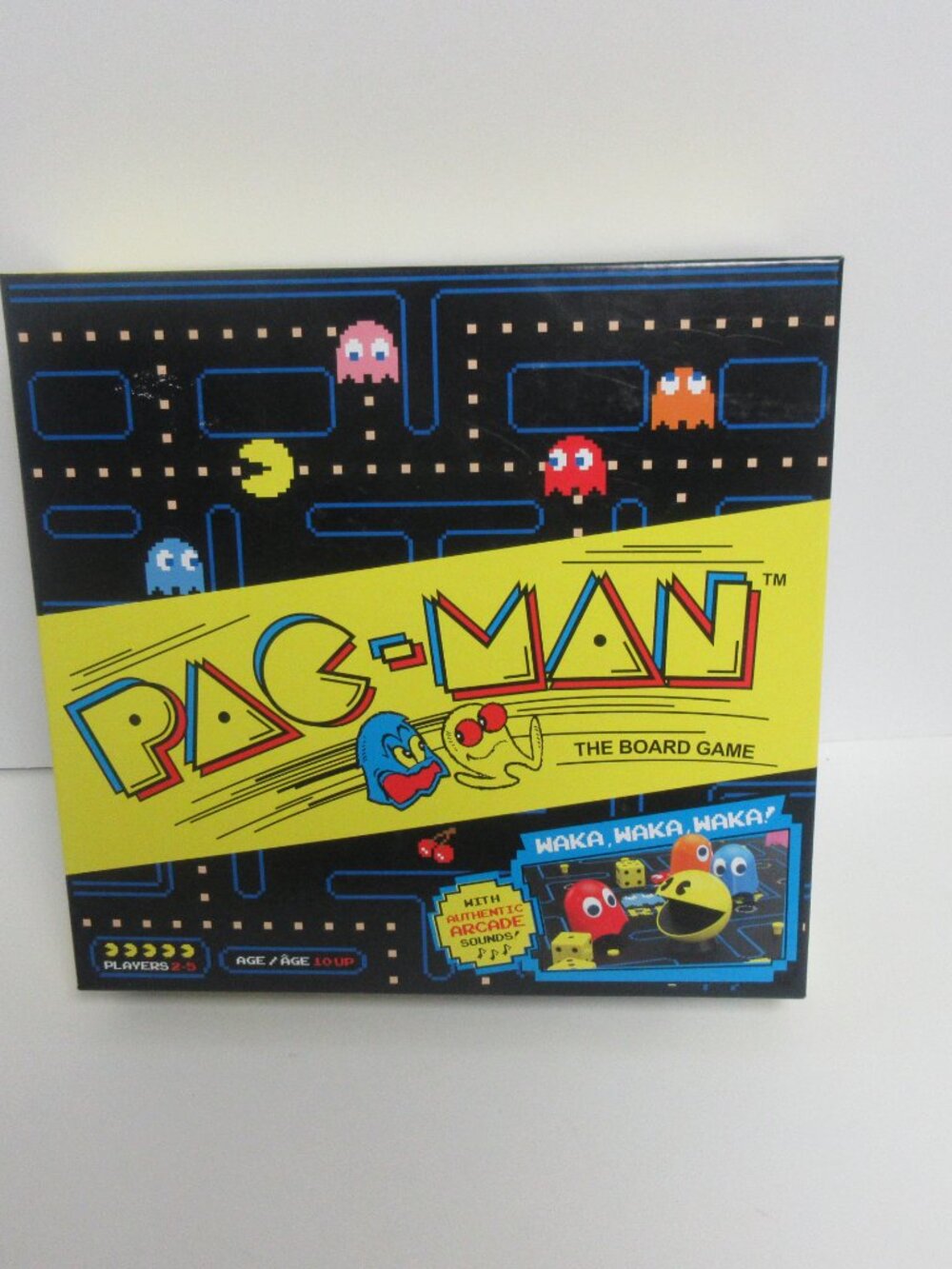 Pac-Man Board Game Vintage 2001 Milton Bradley MB Arcade Sounds Complete Family